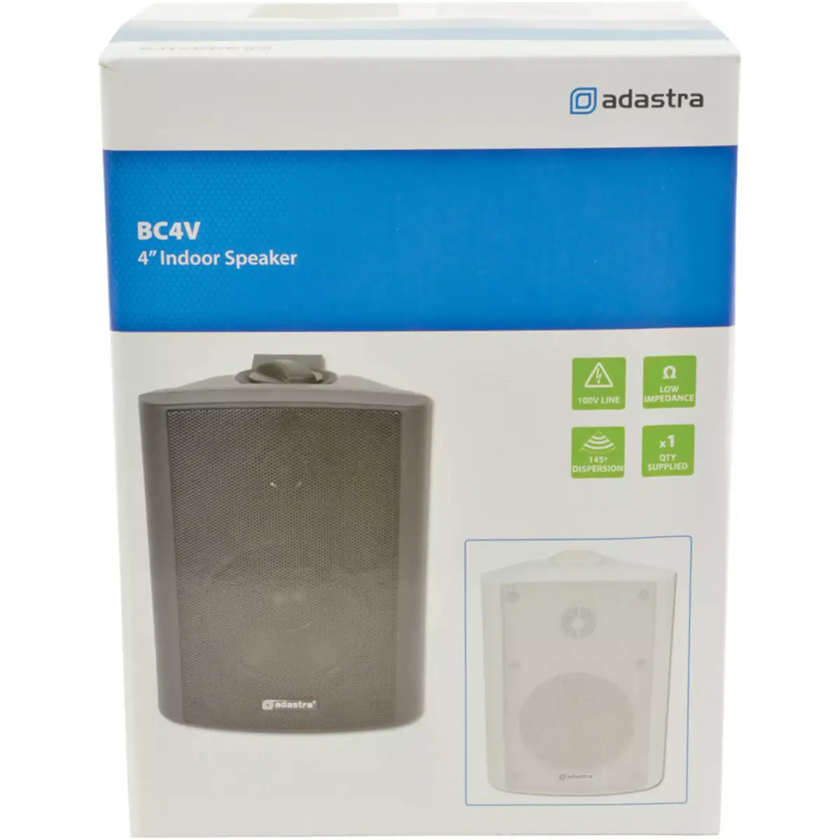 Adastra BP3V - W Passive Wall Mount Speaker 3IN White 30W 100V IP54 - Image 2