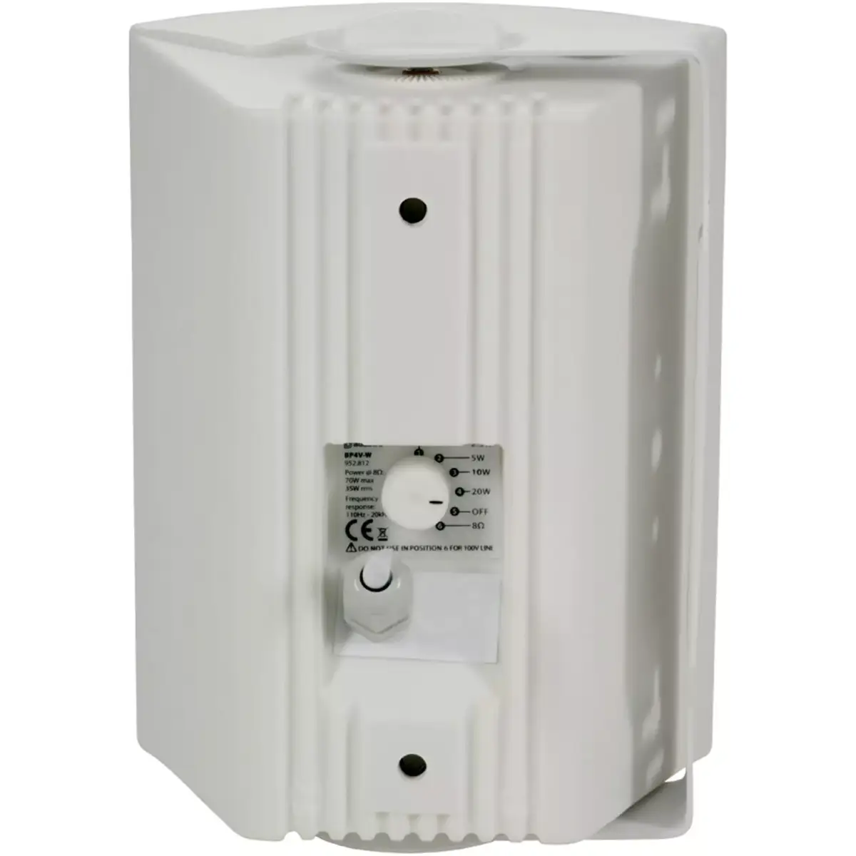 Adastra BP4V - W Passive Wall Mount Speaker 4IN White 35W 100V IP54 - Image 3