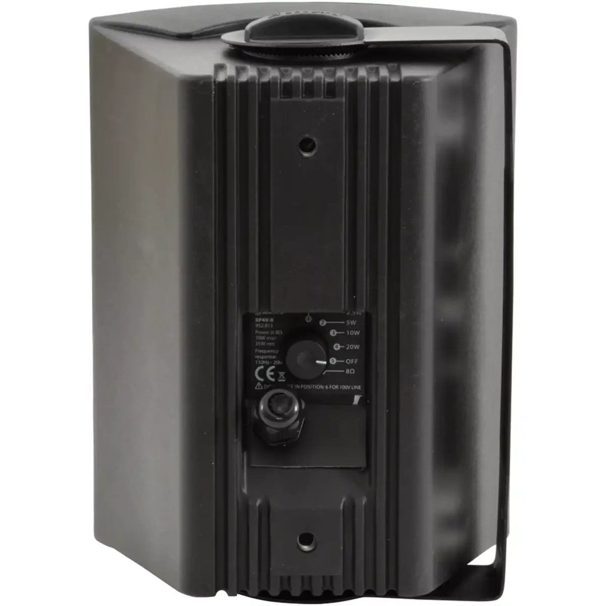 Adastra BP4V - B Passive Wall Mount Speaker 4IN Black 35W 100V IP54 - Image 3