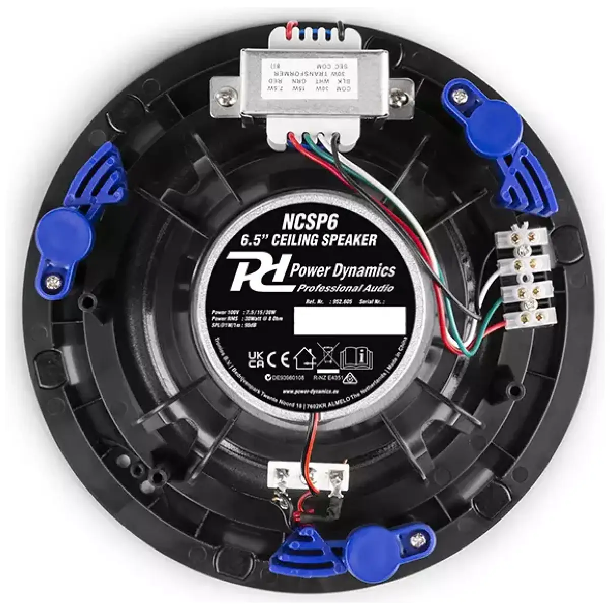 Pdm NCSP6 Ceiling Speaker Frameless 6.5INCH White 30W 100V - Image 6