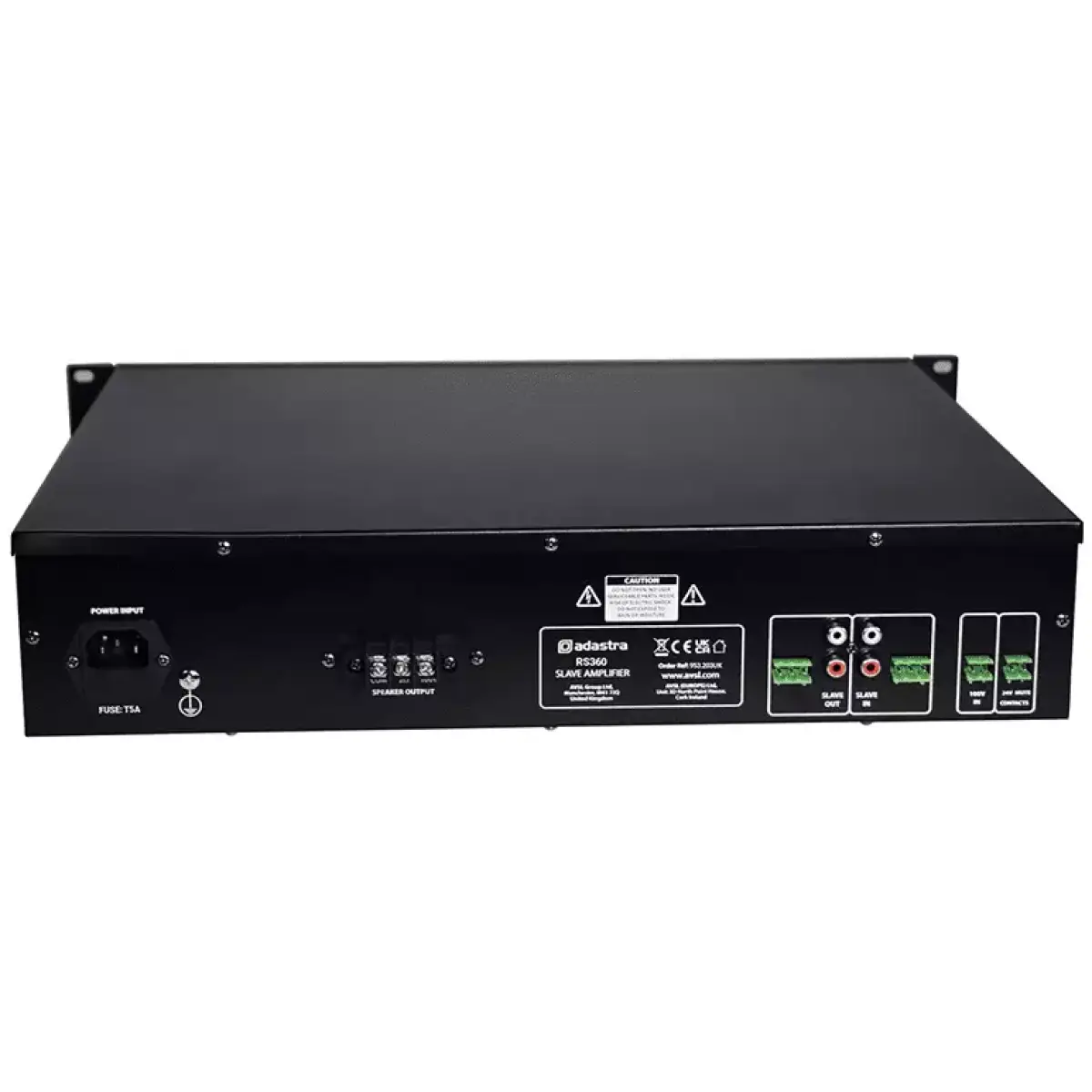 Adastra RS360 100V Slave Amplifier 360W - Image 3