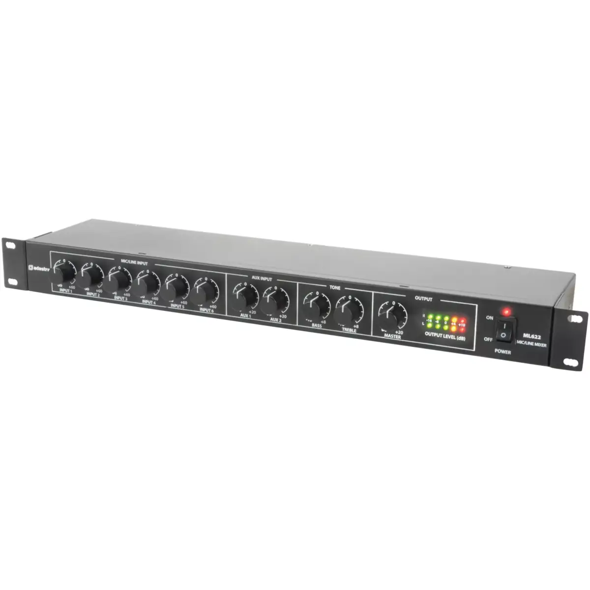 Adastra - ML622 1U Mic/line Rack Mixers - Image 2