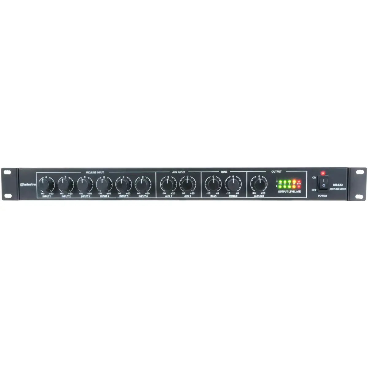 Adastra - ML622 1U Mic/line Rack Mixers - Image 3