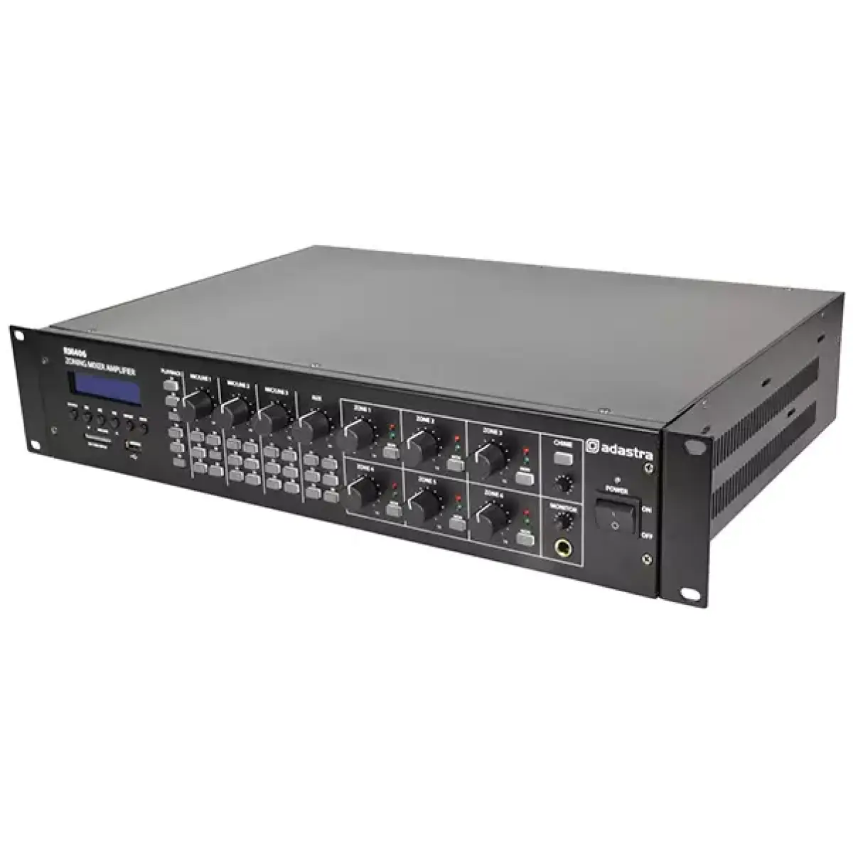 Adastra RM406 100V Mixer Amplifier 40W Usb/sd/fm/bt 6 Zone - Image 3