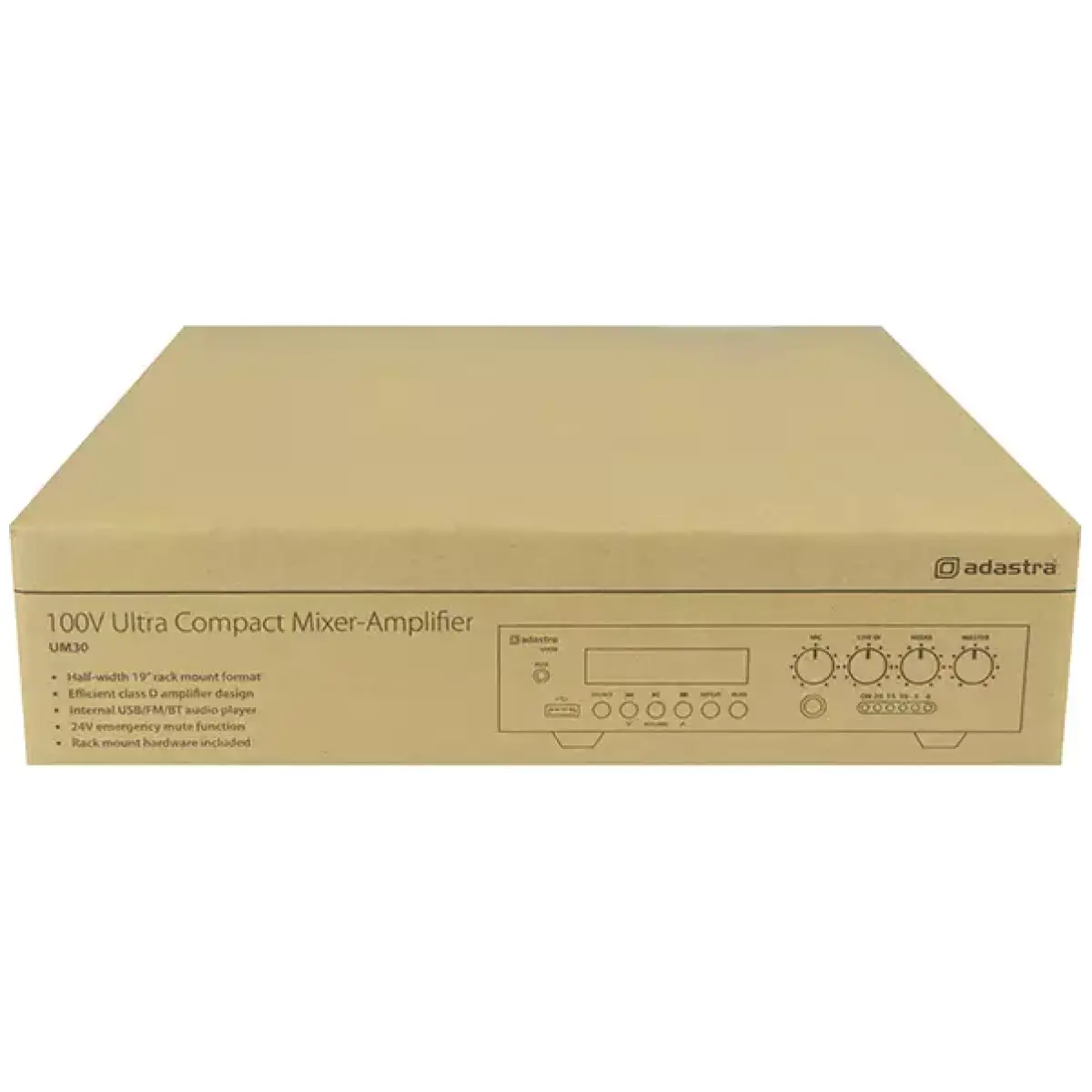 Adastra UM30 100V Mixer Amplifier 30W Usb/fm/bt - Image 10