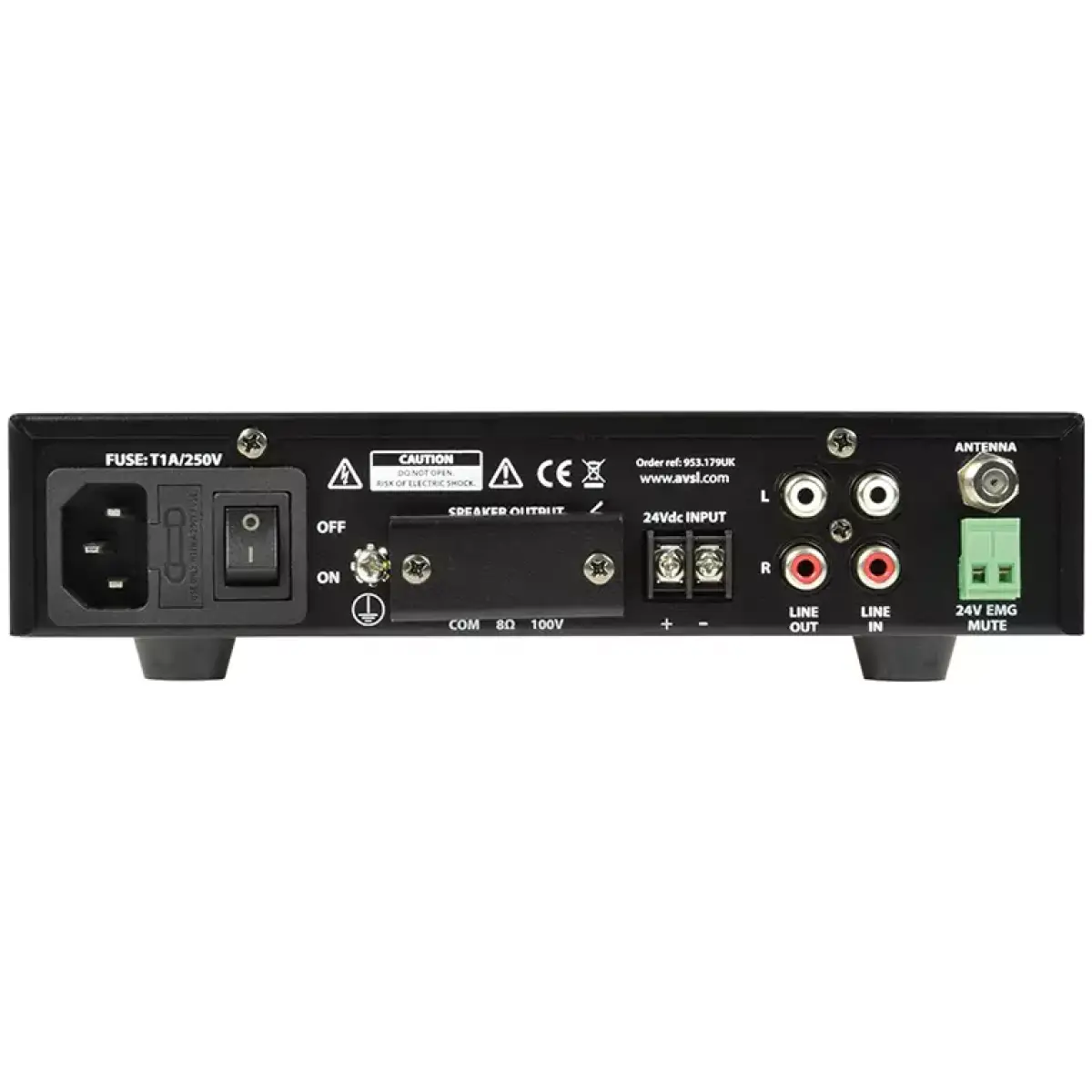 Adastra UM90 100V Mixer Amplifier 90W Usb/fm/bt - Image 2