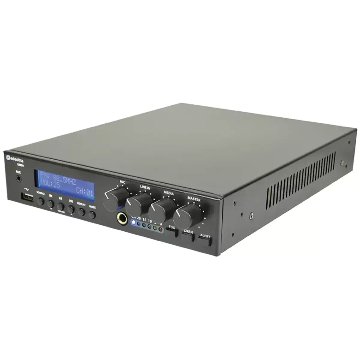 Adastra UM90 100V Mixer Amplifier 90W Usb/fm/bt - Image 3