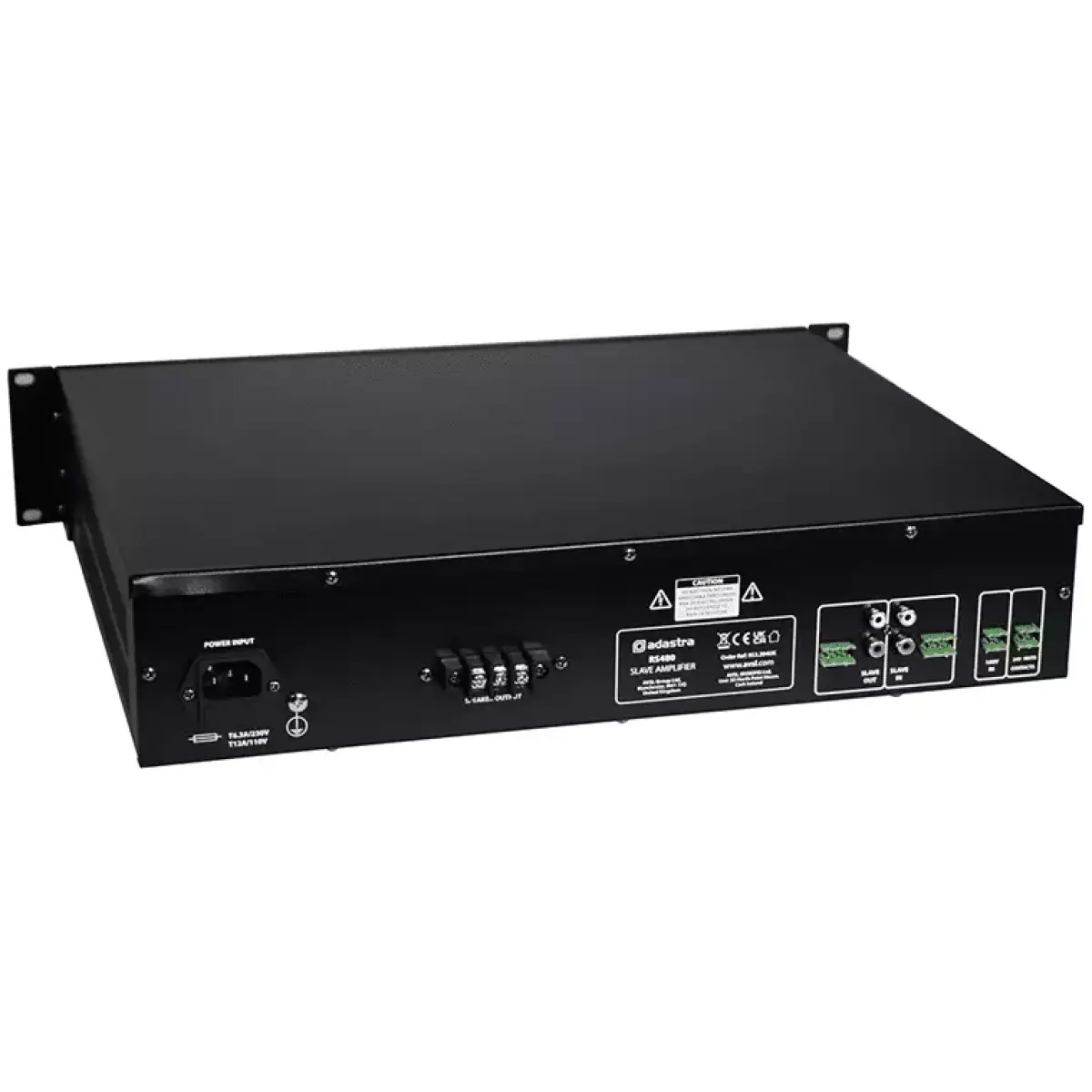 Adastra RS480 100V Slave Amplifier 480W - Image 4