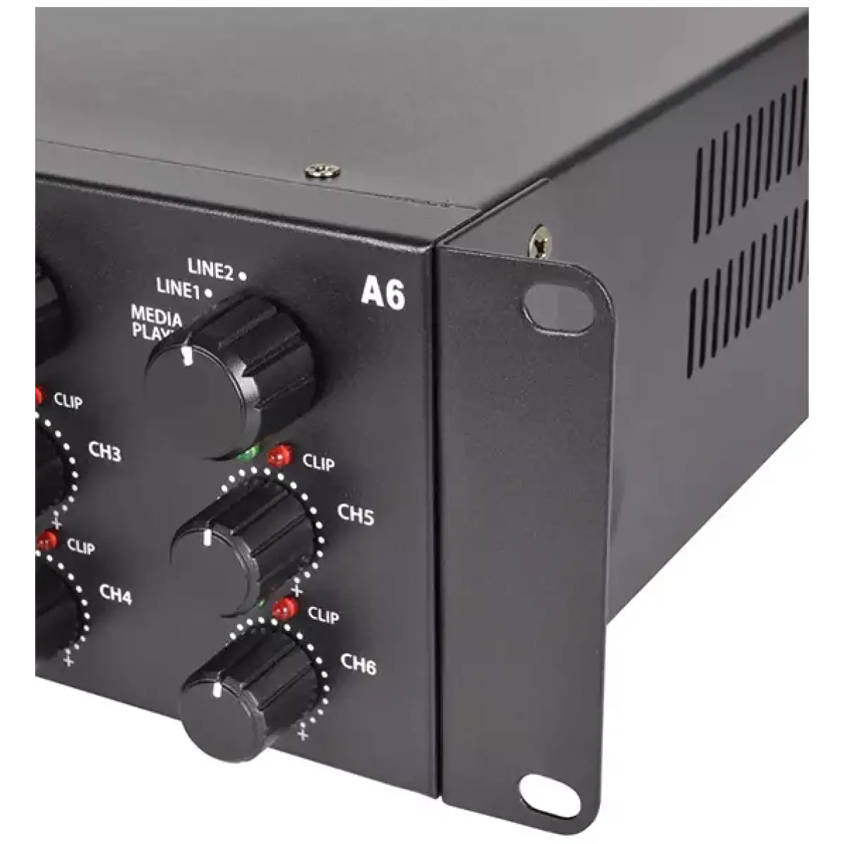 Adastra A6 2U Mixer Amplifier 6X 200W - Image 7