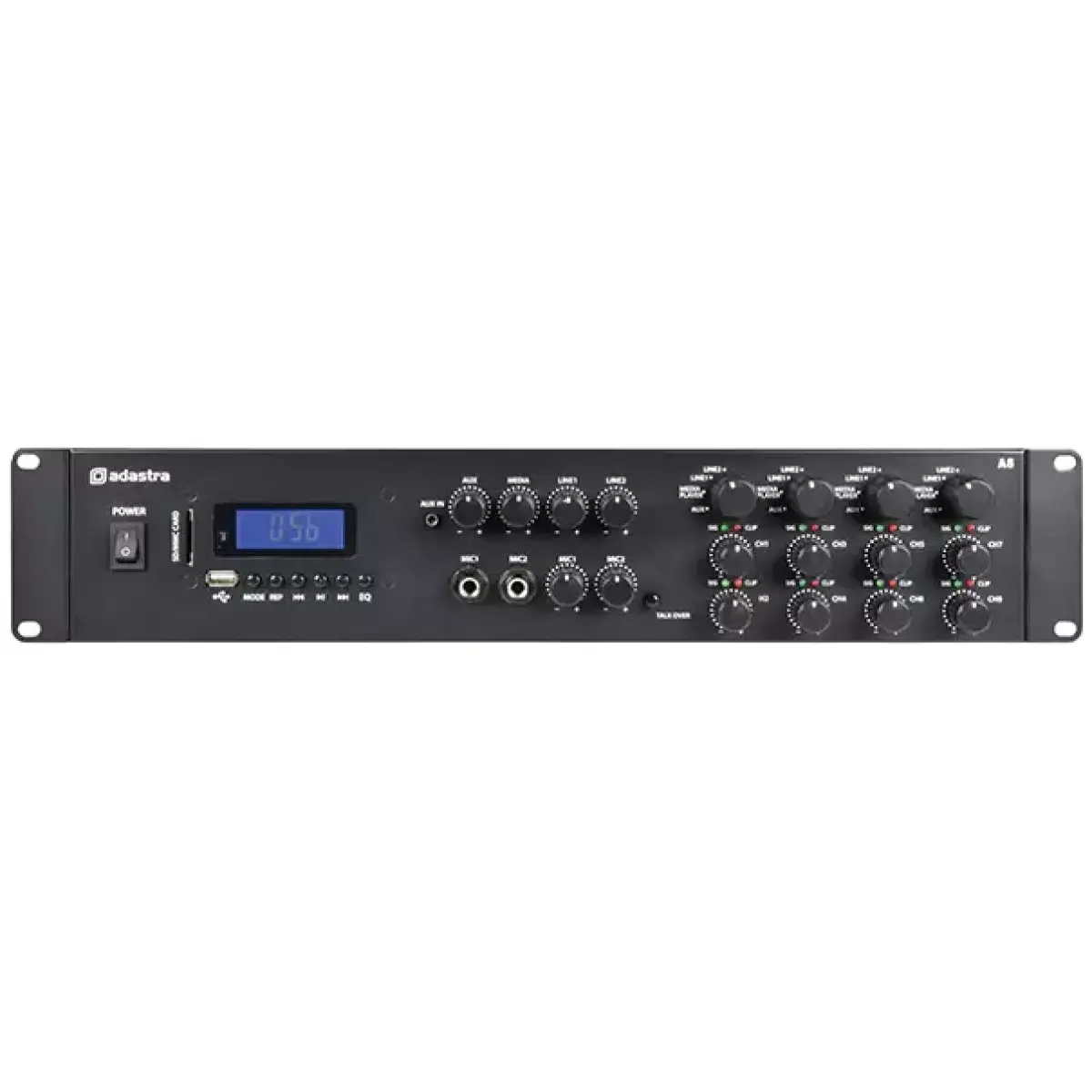 Adastra A8 2U Mixer Amplifier 8X 200W - Image 2