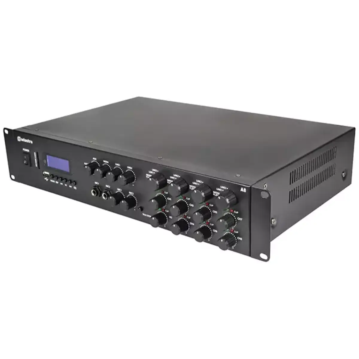 Adastra A8 2U Mixer Amplifier 8X 200W - Image 3