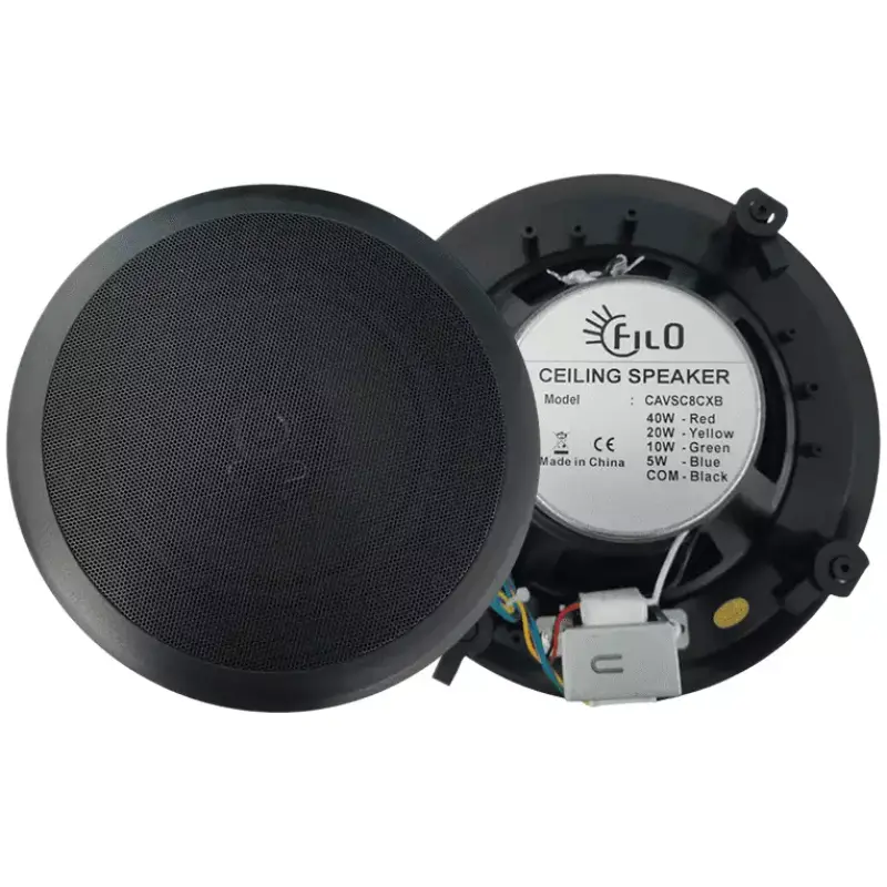 Filo CAVSC8CXB Ceiling Speaker 8INCH Black 40W 8OHM