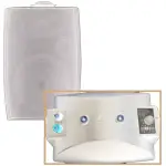 Filo - CAVSM6W 6" Moulded Speaker & Dome Tweeter W/bracket 40W White