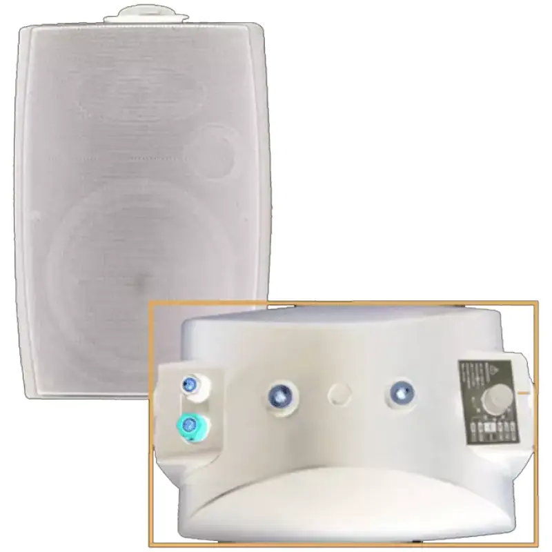 Filo - CAVSM6W 6" Moulded Speaker & Dome Tweeter W/bracket 40W White