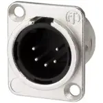 Tva Connector Xlr Chassis Mount Male 5 Pin