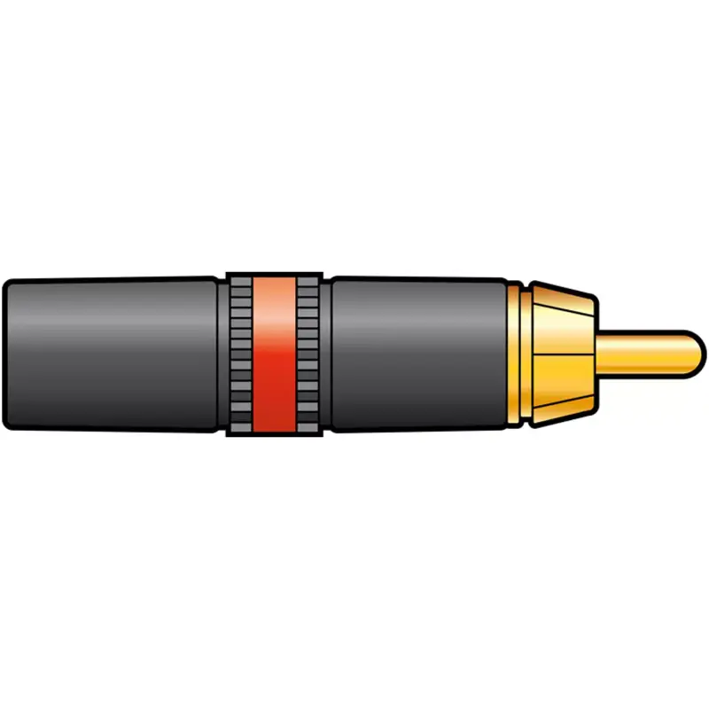 Neutrik Connector Rca Inline Male Red