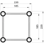 Alustage Quad 240 Truss 1M - Image 3