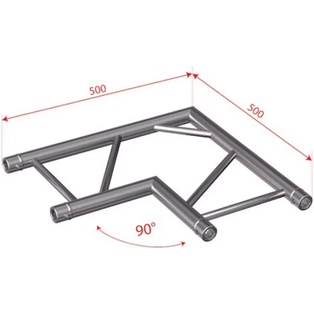 Alustage Duo 290 Truss 2 Way 90 Deg Corner - Image 2