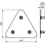 Alustage Trio 290 Base Plate 400MM - Image 2