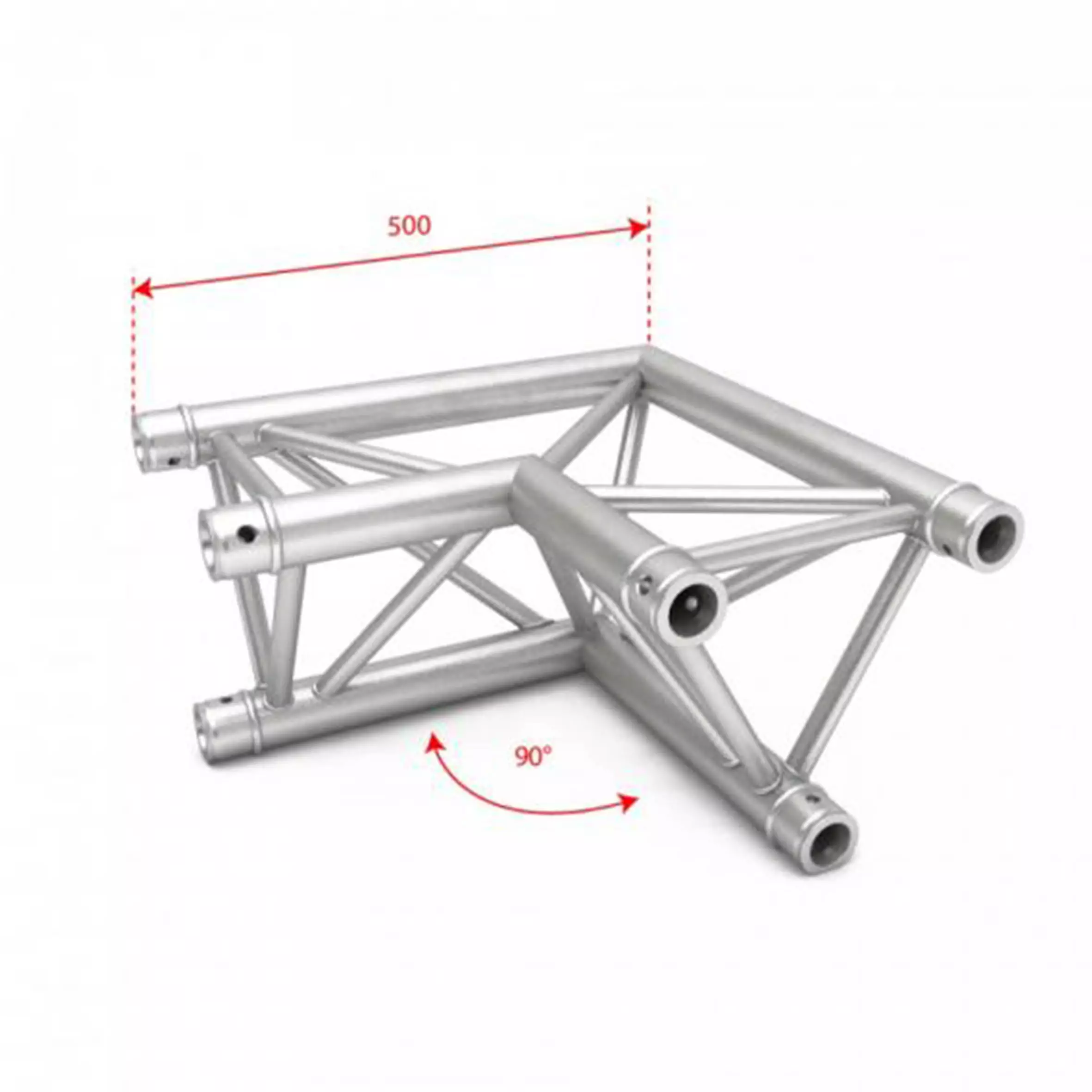 AL33C21_1 Alustage Trio 290 Truss 2 Way 90 Deg Corner - Image 1
