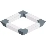 Alustage Trio 290 Truss 2 Way 90 Deg Corner - Image 2