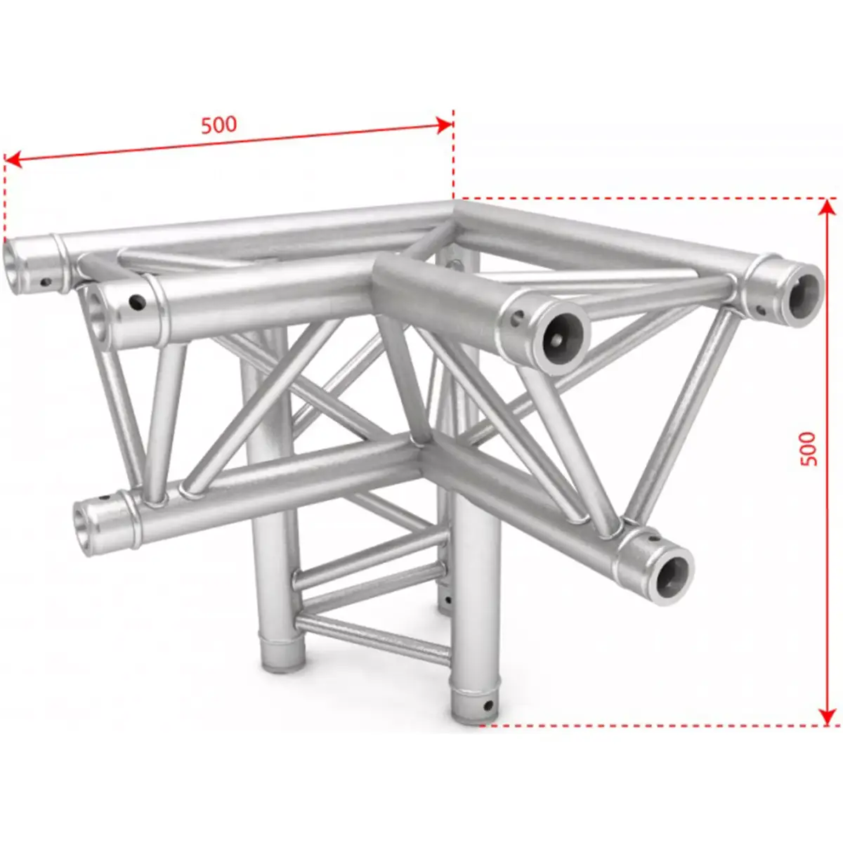 Alustage Trio 290 Truss 3 Way 90 Deg Corner Right - Image 2