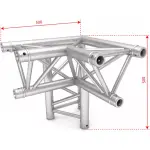 Alustage Trio 290 Truss 3 Way 90 Deg Corner Right - Image 2