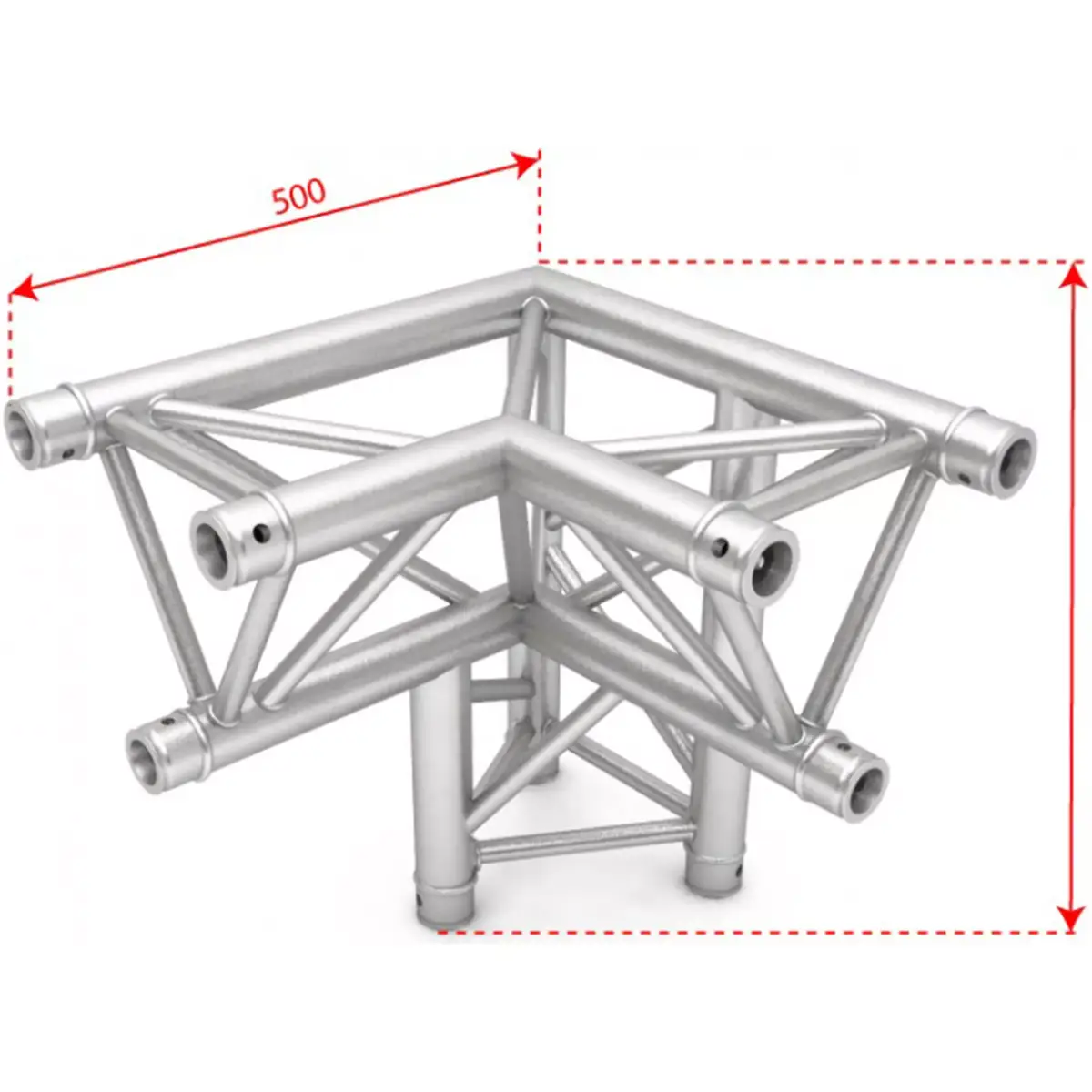 Alustage Trio 290 Truss 3 Way 90 Deg Corner Left - Image 2