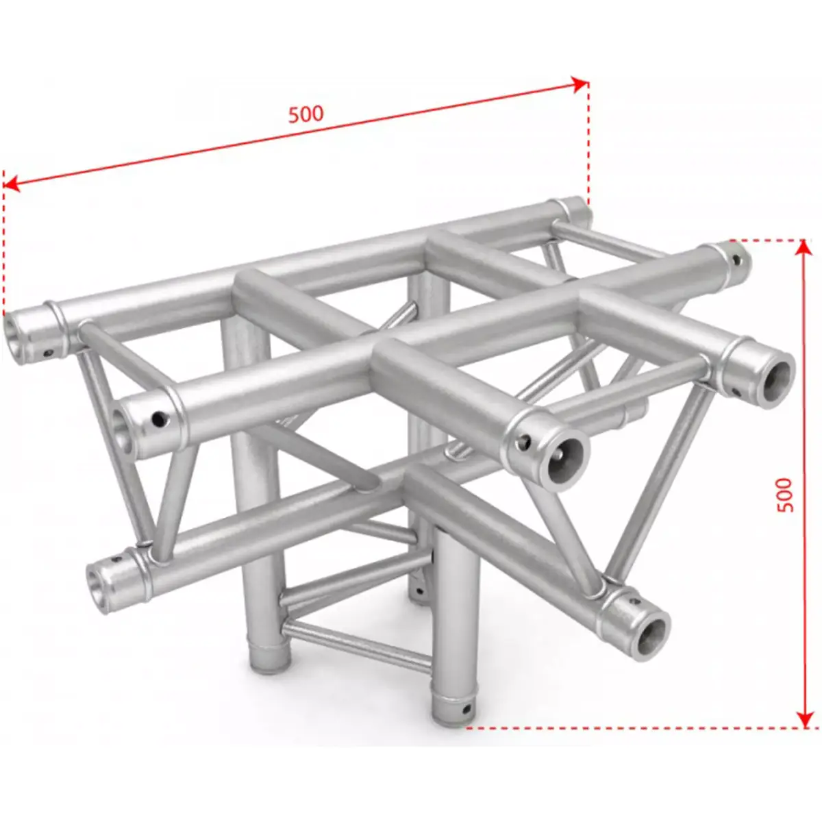 Alustage Trio 290 Truss 90 4 Way T - Piece - Image 2