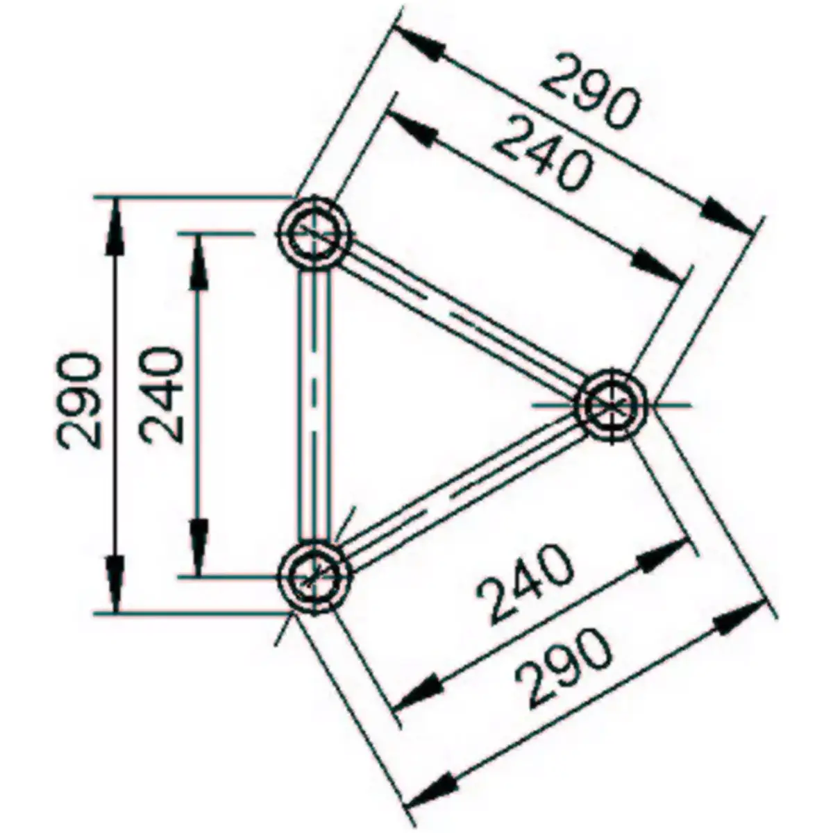 Alustage Trio 290 Truss 1M - Image 3