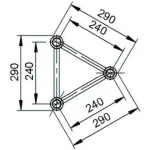 Alustage Trio 290 Truss 1M - Image 3