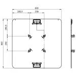 Alustage Quad 290 Base Plate 800MM - Image 2