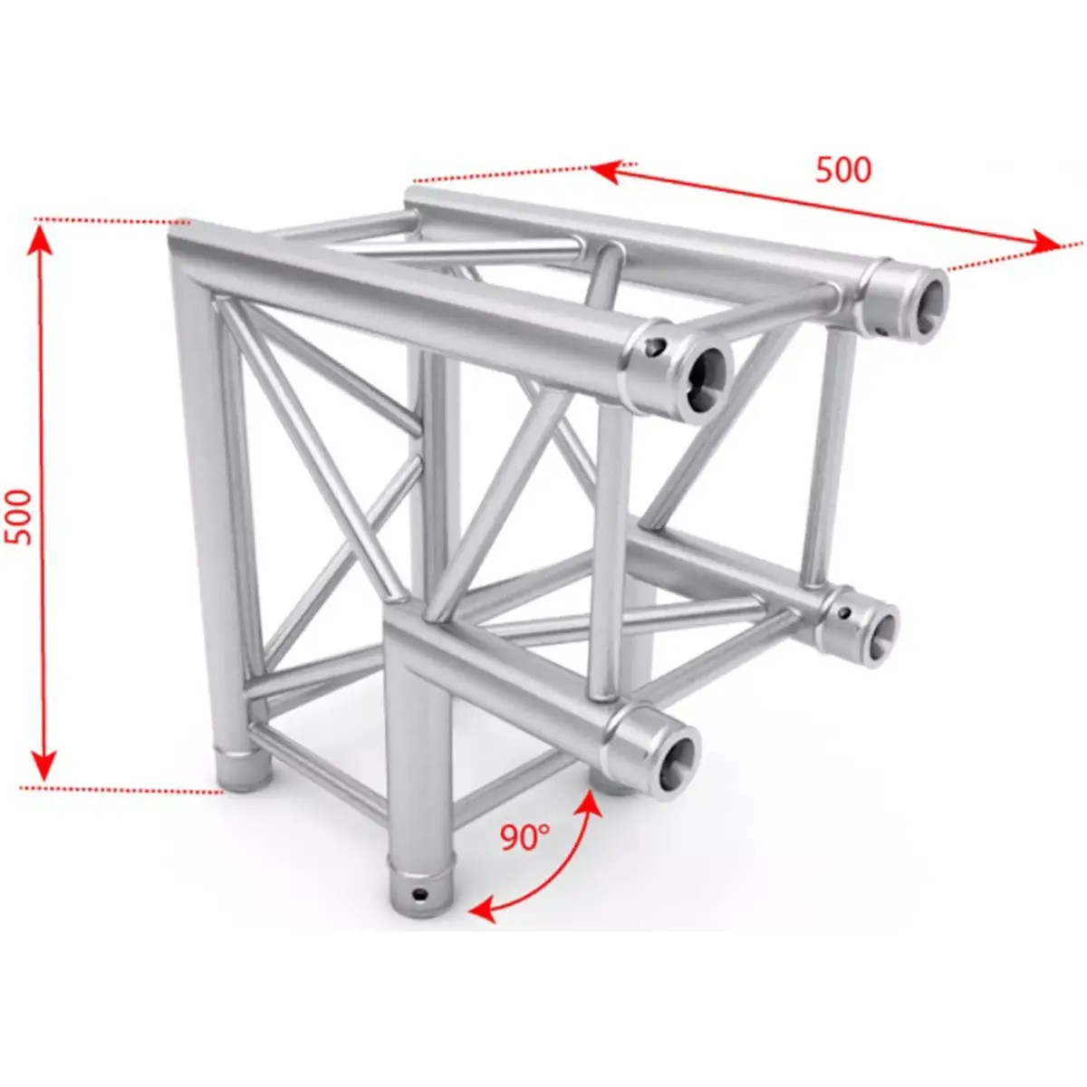 Alustage Quad 290 Truss 2 Way 90 Deg Corner - Image 2