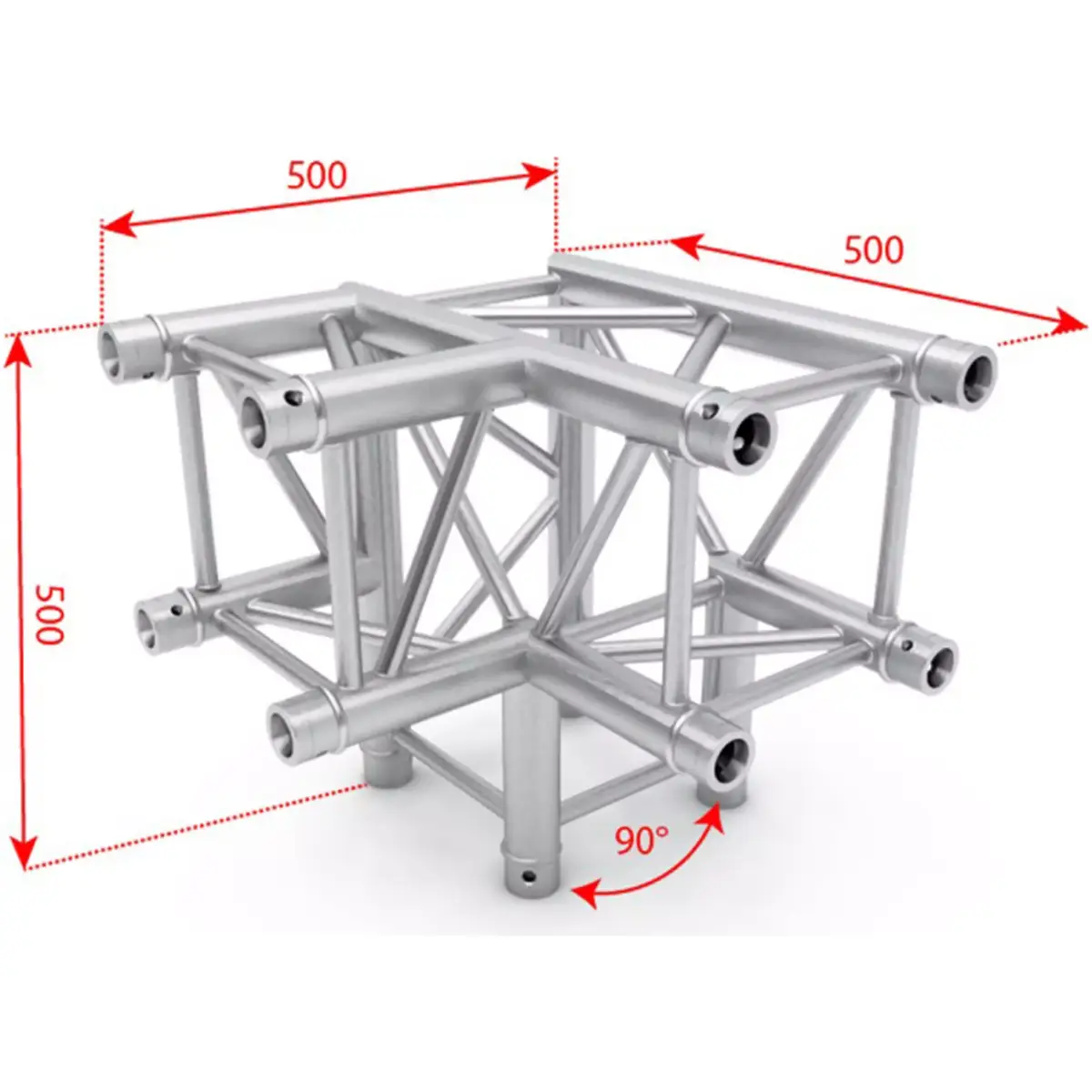 Alustage Quad 290 Truss 3 Way 90 Deg Corner - Image 2