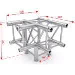 Alustage Quad 290 Truss 3 Way 90 Deg Corner - Image 2