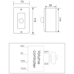 Filo - CAVVC30 30W Volume Control W/ Transformer W/back Box - Image 2
