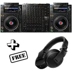 AlphaTheta CDJ-3000X & DJM-V10 Professional DJ Setup
