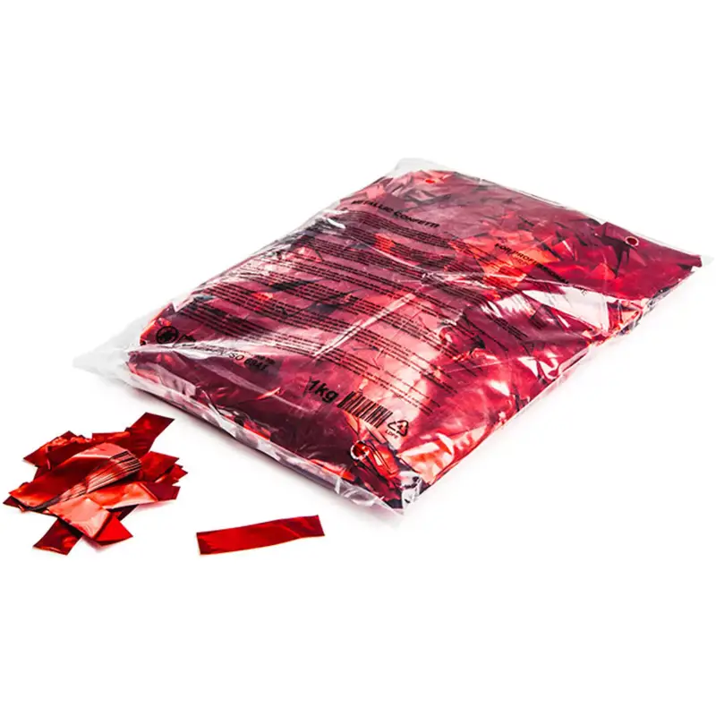Filofx Confetti Rectangles Red Metallic