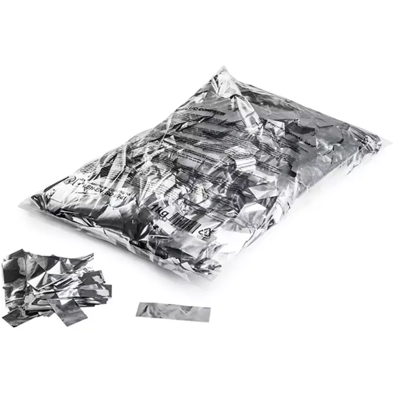 Filofx Confetti Rectangles Silver Metallic
