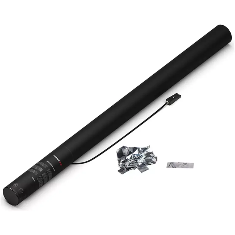 Filofx Electric Confetti Cannon 80CM Silver Metallic