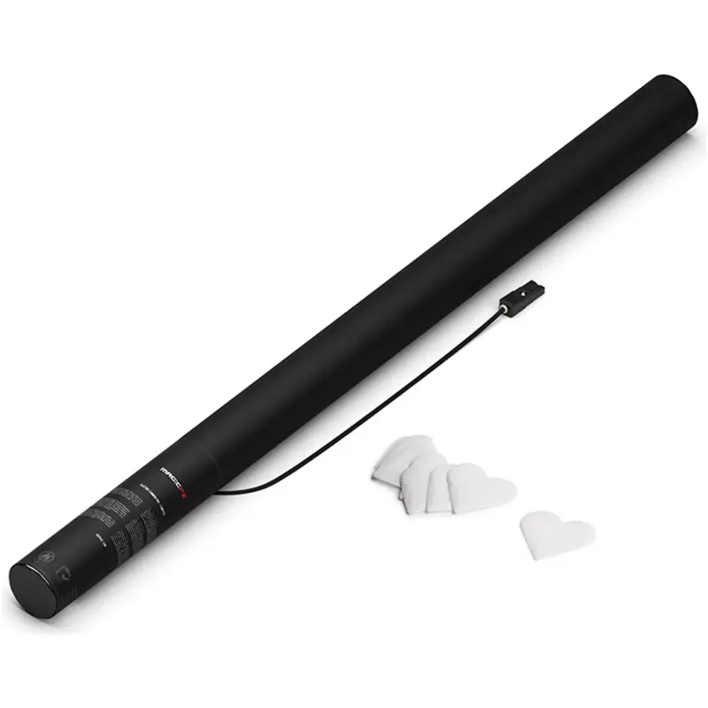 Magicfx Electric Confetti Cannon 80CM White Hearts