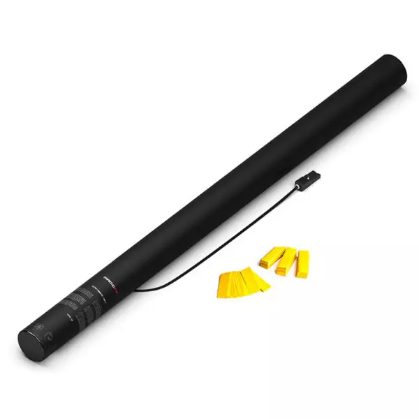 EC04YL_1 Filofx Electric Confetti Cannon 80CM Yellow - Image 1
