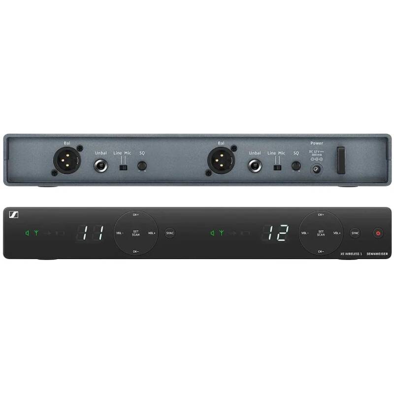 Sennheiser EM-XSW 1 DUAL-B Dual Channel Receiver For XSW 1, 614–638 MHz