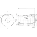 Alustage Half Connector For AL34BOX - Image 2