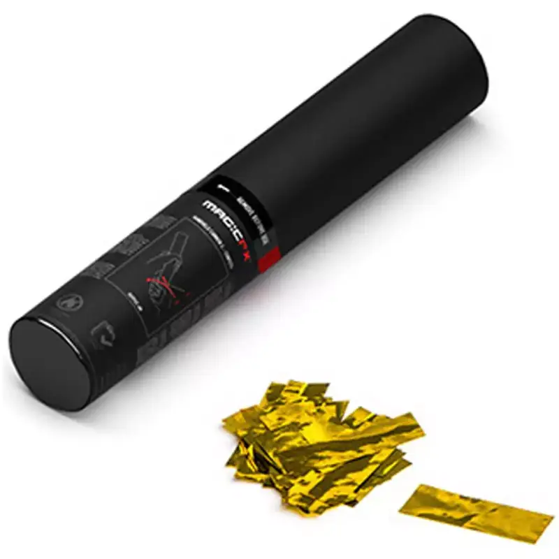 Magicfx Handheld Confetti Cannon 80CM Gold Metallic