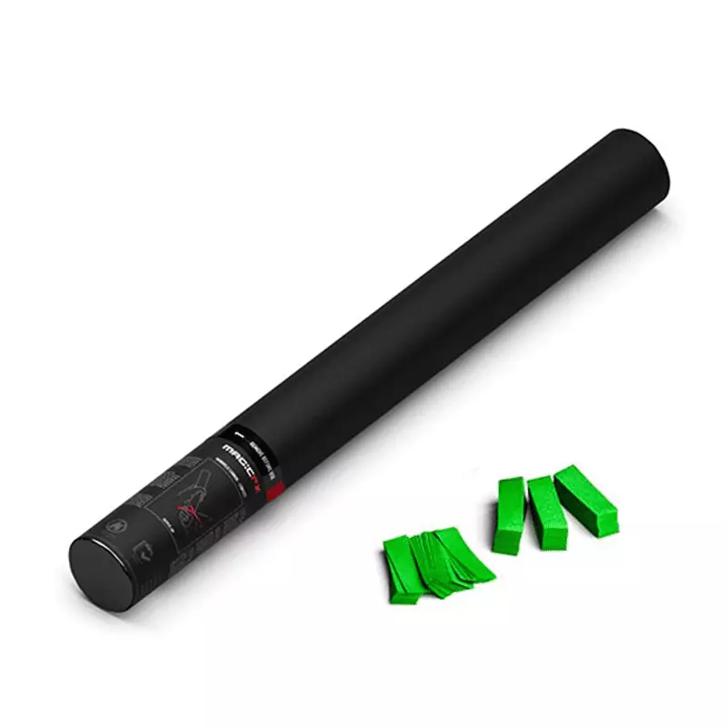 HC03LG_1 Magicfx Handheld Confetti Cannon 80CM Light Green - Image 1