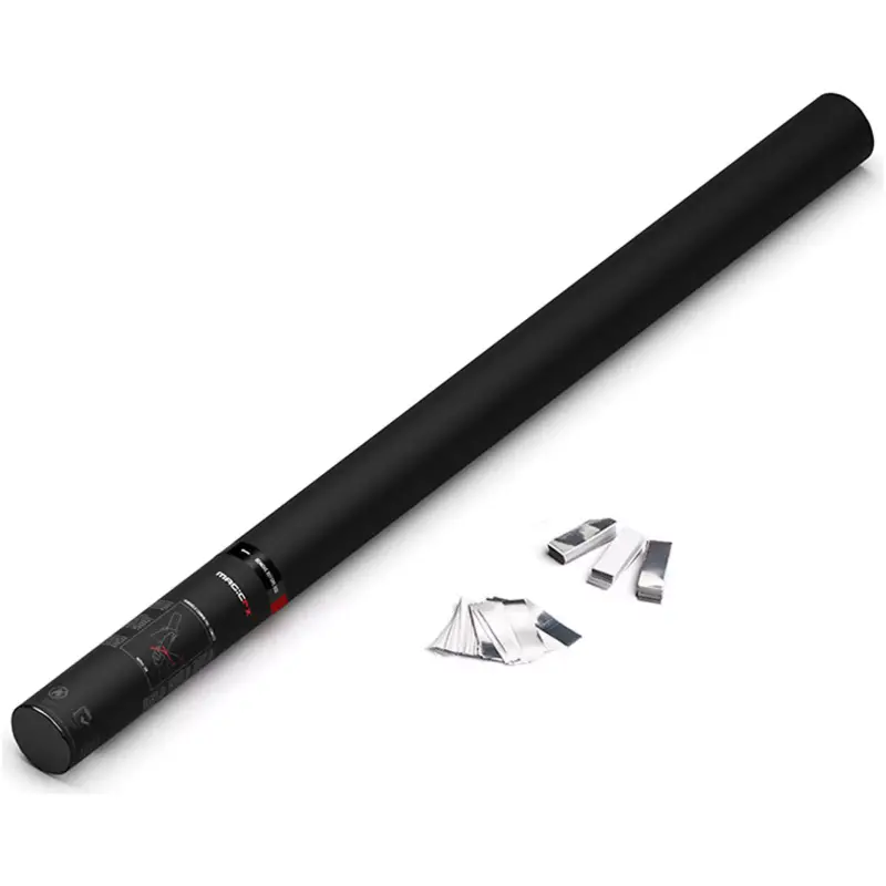 Magicfx Handheld Confetti Cannon 80CM White & Silver
