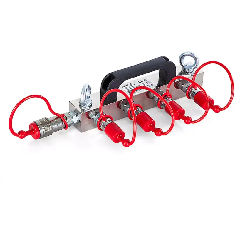 Magicfx CO2 High Pressure Distribution Block (4X 3/8 Hose IN,1X 3/8 Out)