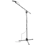 Athletic - Mic Floor Stand W/boom Top Line Steel & Alum