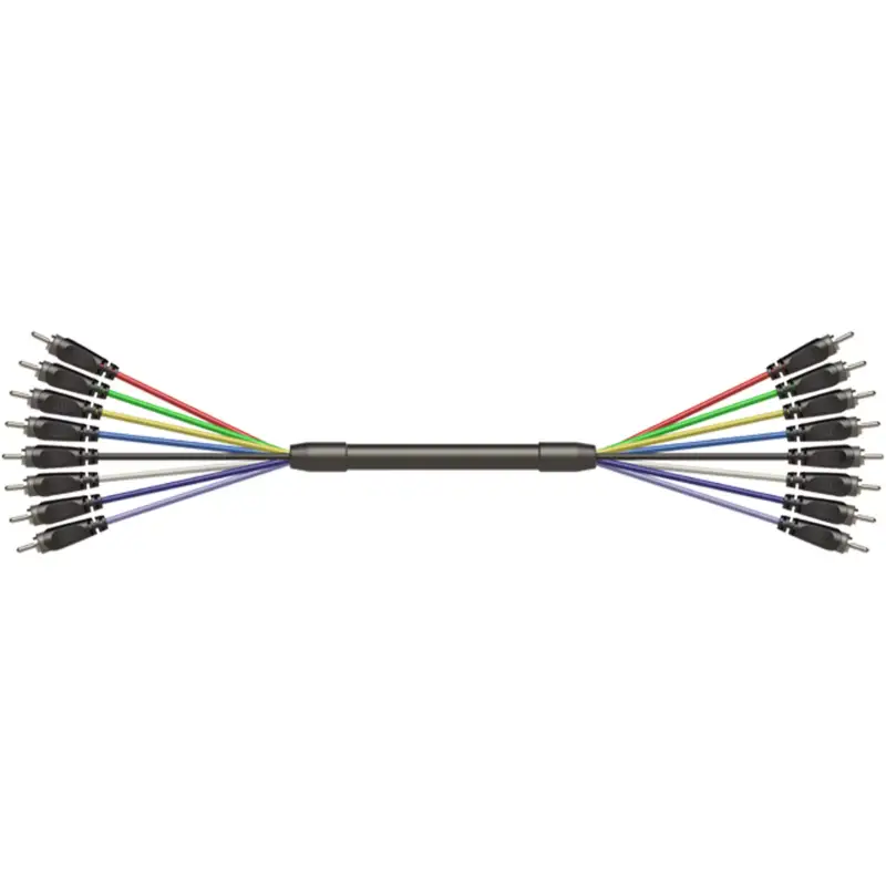 Roxtone - 6M Signal Lead 8 Rca M – 8 Rca M